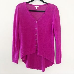 Eileen Fisher | Petite Fuschia Hi-Low Cardigan